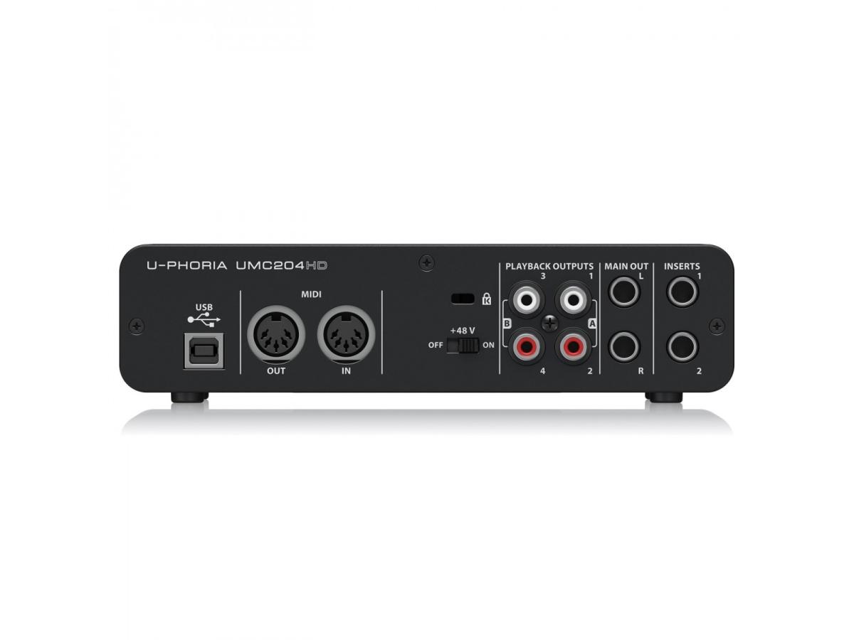 Audio/MIDI Interfaces Converters Behringer Umc204hd USB